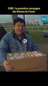 En 1985, Coluche lançait la première campagne des Restos du Cœur sous un chapiteau à Gennevilliers. ➡️ Ce mardi, la 40e campagne débute là où tout a commencé. | INA