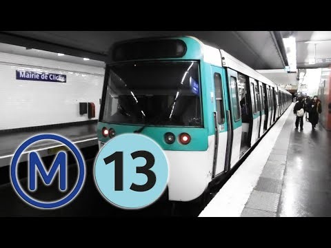Métro ligne 13 (trajet entre Les Courtilles et Châtillon - Montrouge)(RATP) le 11/04/26