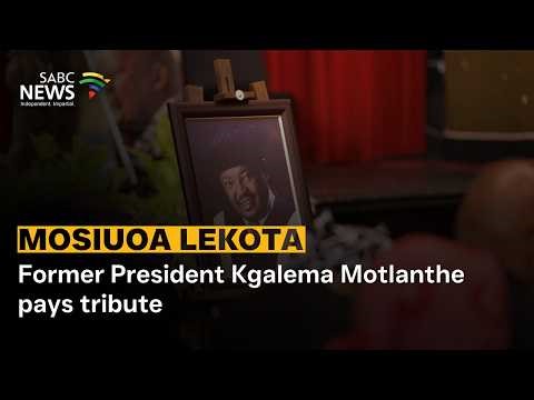 Former President Kgalema Motlanthe pays tribute to Mosiuoa Lekota