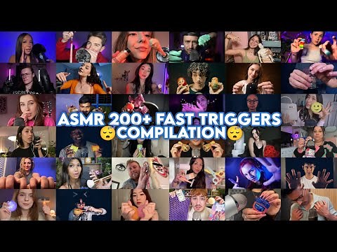 ASMR 40 Asmrtists In 20 Minutes | 200 + Fast & Aggressive Triggers