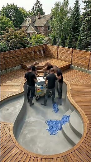 Build Stunning Pool In Home Backyard Outdoor #pool #backyard #diy #poolbuild