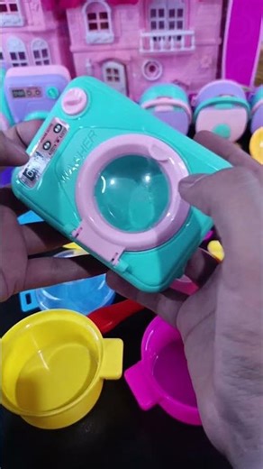 Satisfying with Unboxing Fancy Barbie Washing Machine Collection Review | ASMR