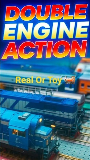 Realistic Toy Train Showdown! 🚄💥 Blue Diesel Engine Power! #toytrain #modeltrain #trainvideo #train