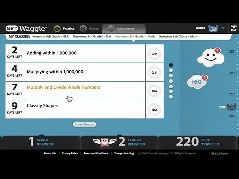 Waggle Demo - Triumph Learning and Knewton