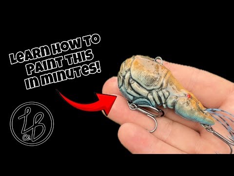 Easy Lure Painting | DIY Lipless Crankbait