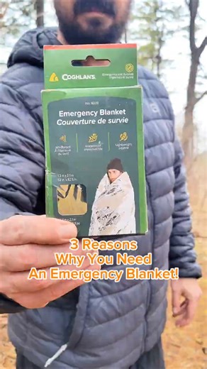 Why an Emergency Blanket is Your #1 Survival Essential #shorts #survivalskills #emergency