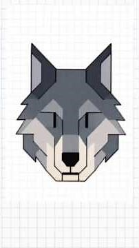 How to draw a wolf easily #draw #wolf