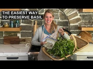 Preserve Basil The EASY Way 🍃