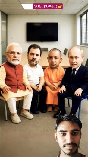 Putin Modi meeting parody| Yogi Adityanath $ Rahul Gandhi helairius #funny #shorts #trending #bjp