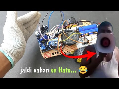 Arduino Robot Car 🚗 | Ultrasonic Sensor Obstacle Avoiding Robot with Voice Alert 🔊 (Full Tutorial)