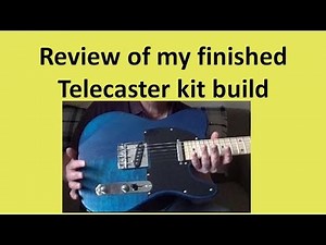 Quick review of my completed Telecaster Kit build from Coban Guitars