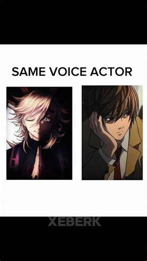same voice actor light and douma edit