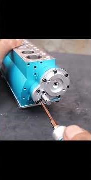 Building a Tiny Real Gas Engine! 🏎️ #Shorts #automobile
