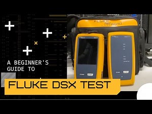 Fluke DSX Cable Tester Tutorial - How to Certify CAT6A