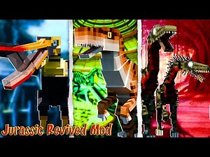 Jurassic Revived Mod JAVA 1.21.1 1.20.1 Minecraft Dinosaurs Ep790