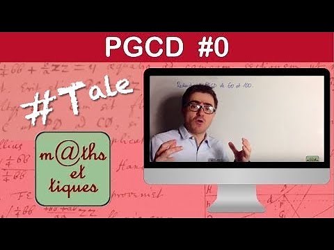 Determine the GCD of two numbers (Finding divisors) - Terminale - Expert Maths