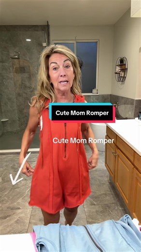 Cute high quality women’s 1/2 zip mom romper with hood & pockets. Look for less, but more colors. Pull on style so easy to look put together. 80% cotton 4.7* #uaneo #romper #springrefresh #summervibe #viralromper @Uaneo