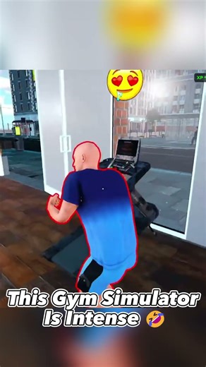 This Gym Simulator Is INTENSE! #gymsimulator24 #simulatorgames #gamingshorts