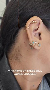 Jaimee got a super unique dermal behind the ear. She went with the 5mm bezel, and it's absolutely breathtaking. Also, her neck one is healing perfectly. Dm me if you have any questions. I'll be in orange today and tomorrow and Saturday and Sunday! . . . #dermals #dermal #surfacepiercings #uniquepiercing #behindtheeardermal #coolpiercings #ocpiercings #orangepiercings #piercernearme #piercingsnearme | Piercings and Tattoos in Santa Ana by Scarlett