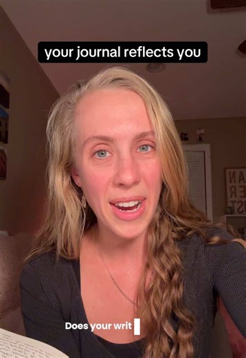 hot take: the way you show up to your journal reflects how you show up to your life 🫶🏼 these are a few realizations that came through while writing today. Journaling has become one of my go-to ways to slow down, notice patterns, and reconnect with myself. If you’re looking for journaling motivation or journal ideas, start here. I got you!! 💗 #soulandscript #writertok #journaling