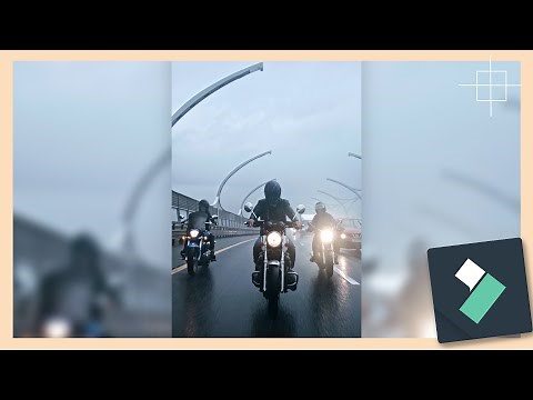 Portrait to Landscape Video with Blur Background | Filmora 12 & 13 Tutorial