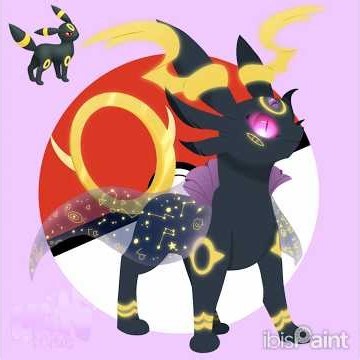 #drawing Mega UMBREON!!