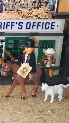 Oficina del Sheriff y Poblado Oeste Playmobil 🤠 #playmobil #western #diorama
