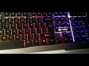 Ukryte opcje podświetlenia na klawiaturze fury thunderjet