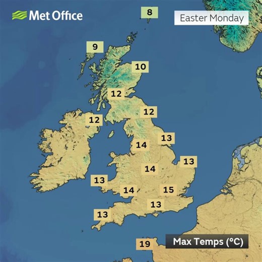 Temperatures are on the up early next week ☝️It's likely we'll reach into the low 20s °C by Tuesday with some parts of Wales, and central and southern England possibly reaching between 22-23 °C 🌡️