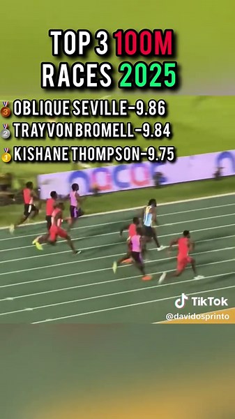 Top 3 100M Sprint Races to Watch in 2025