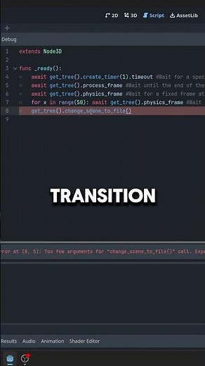 How To Change Scenes In Godot