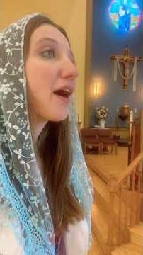 Singing Ave Maria in my church before singing for a wedding