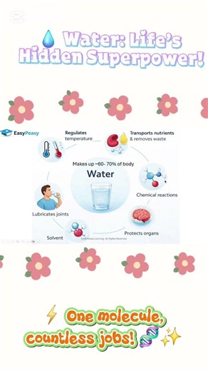 Why Water Is Essential for Life | Biomolecules Explained