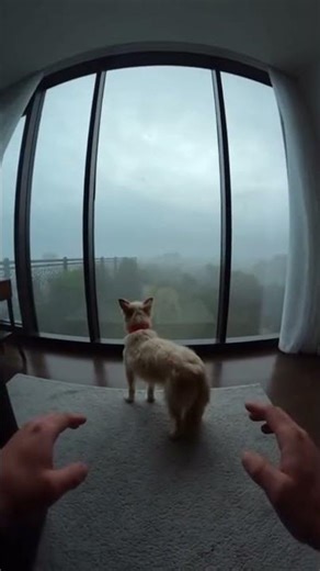 The Window EXPLODED Inward… Right Next to the Dog 😳💥