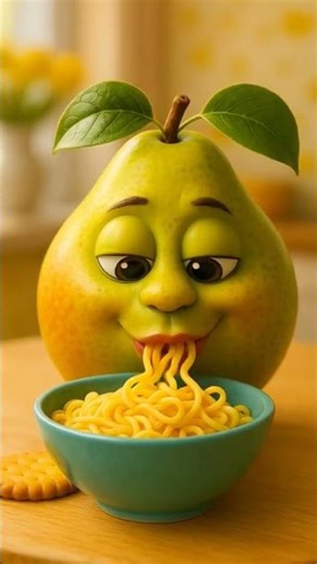 🍎 Talking Fruit Eats Chocolate 🍫 & Maggi 🍜 | Funny Family Cartoon Shorts by Rk