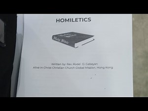 Homiletics-fast track lesson