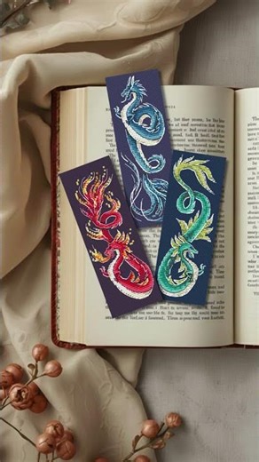 Dragon Bookmark Cross Stitch Pattern 🐉