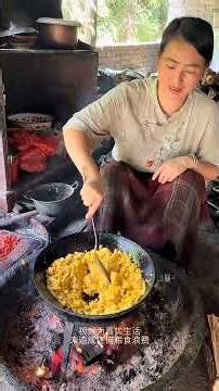 My husband works very hard, so I cooked him a delicious meal.
