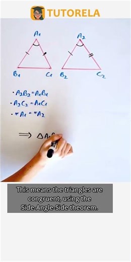 Triangle Congruence Explained: SAS Theorem in Action #Math #SimilarTrianglesAndPolygons