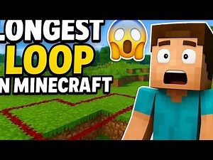 I Made the Longest Loop in Minecraft 😱