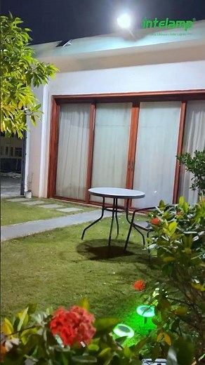 Solar street light outdoor motion sensor #intelamp #solarlight #solarpower