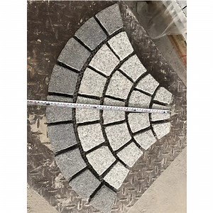 [Hot Item] Meshed Back Granite Pavers and Pattern Cobblestone on Mesh