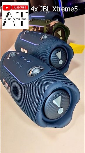 (4) JBL XTREME5 Test at FULL Volume
