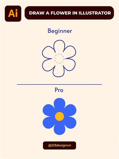 How to Draw a Flower in Adobe Illustrator