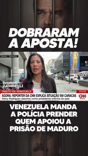 Bruno Zambelli on Instagram: "O decreto ordena que a polícia "inicie imediatamente a busca e a captura em âmbito nacional de todos os envolvidos na promoção ou no apoio da captura de Maduro pelos Estados Unidos", segundo texto do decreto publicado nesta segunda-feira."