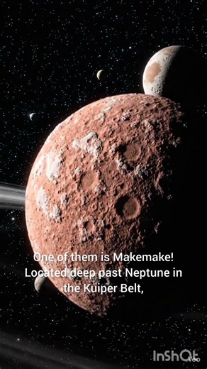 Makemake (Pronounced as MAH-kee-MAH-kee) is a Dwarf Planet.