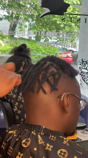 How to install dreadlocks extensions on short hair ( human hair Afro kinky)