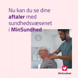 Nu kan du holde styr på alle dine aftaler med sundhedsvæsenet direkte i MinSundhed | sundhed.dk