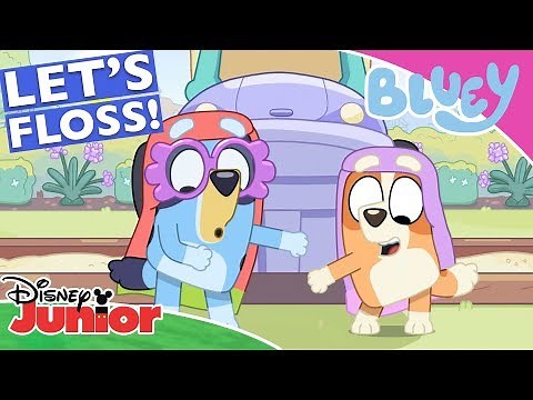 🕺 How To Floss! | Bluey | Disney Kids
