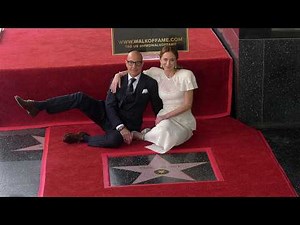 Emily Blunt and Stanley Tucci are honored with a double-star ceremony on the Hollywood Walk of Fame